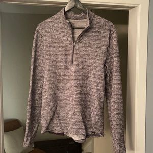 Lulu lemon Men’s 3/4 Zip Grey M